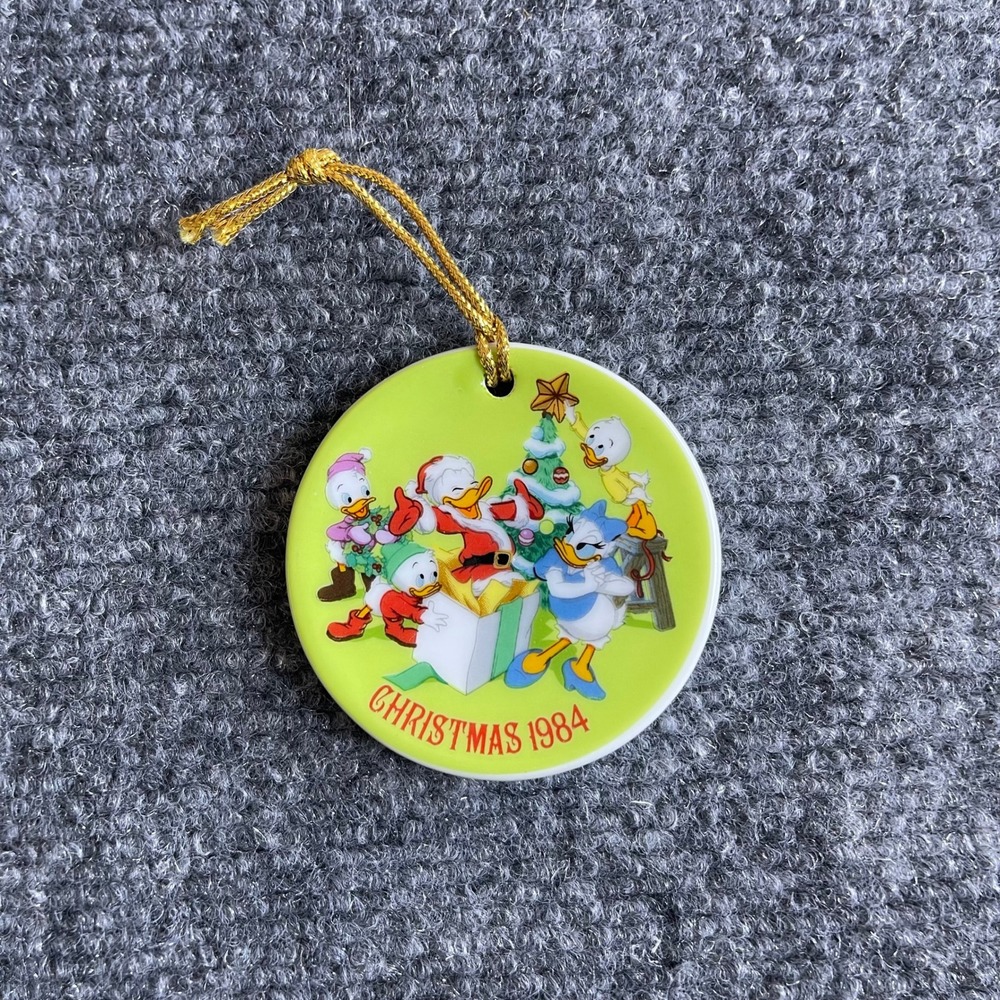 Disney Collection Christmas 1984 Donald Duck 50th Birthday Ornament Japan Boxed